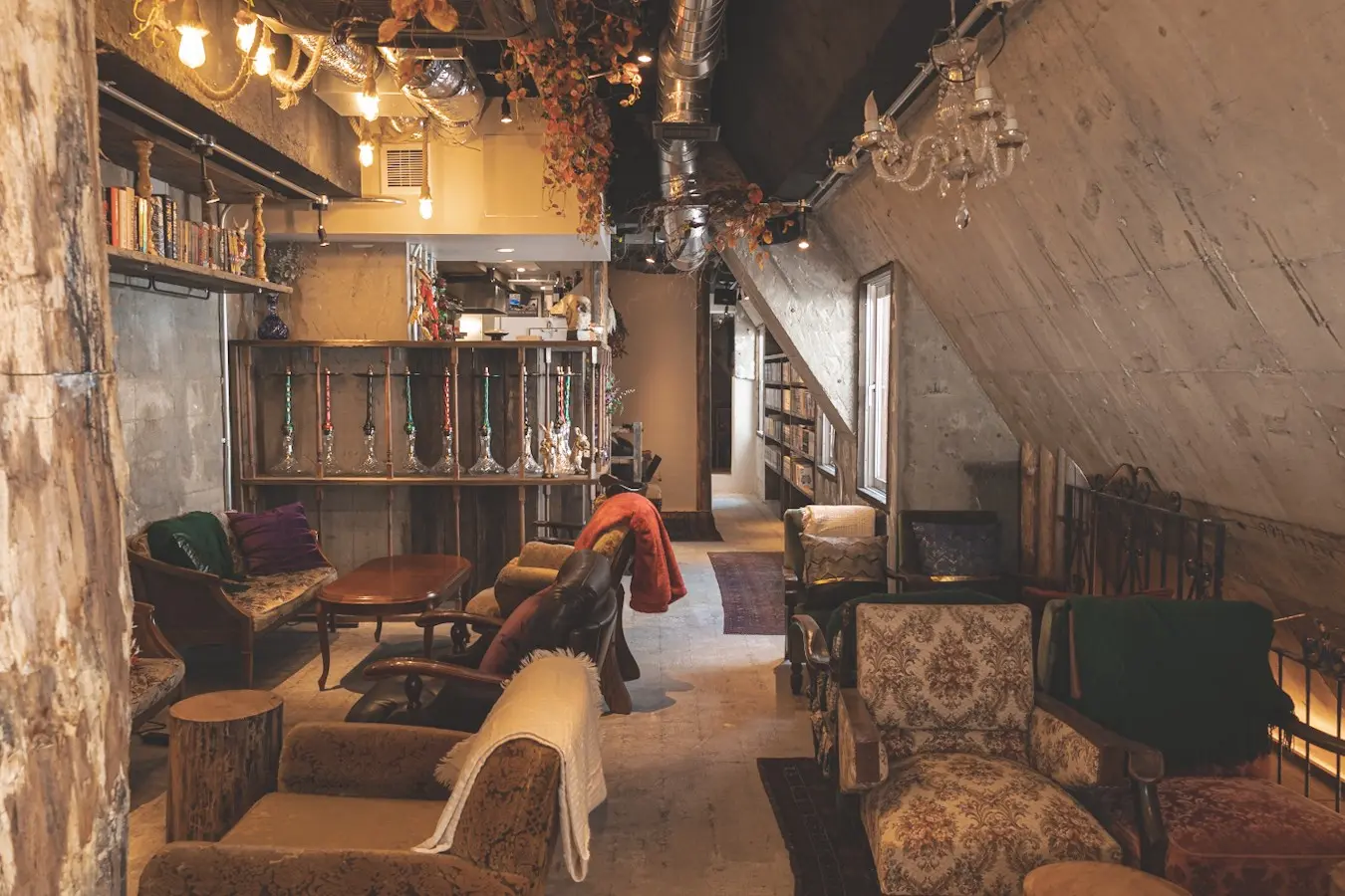 The Hookah Library 店内