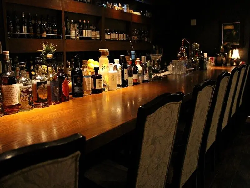 The Bar Sazeracのバーカウンター