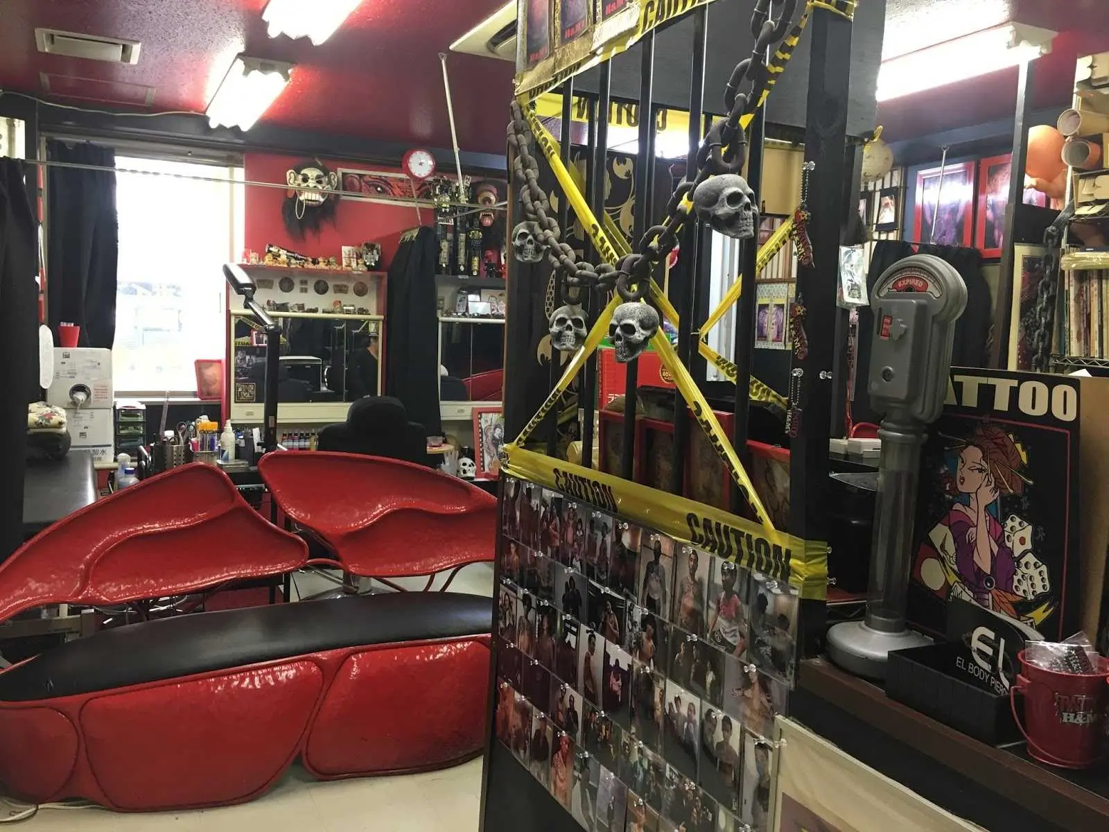 H&M's TATTOO Ueno Studio 店内