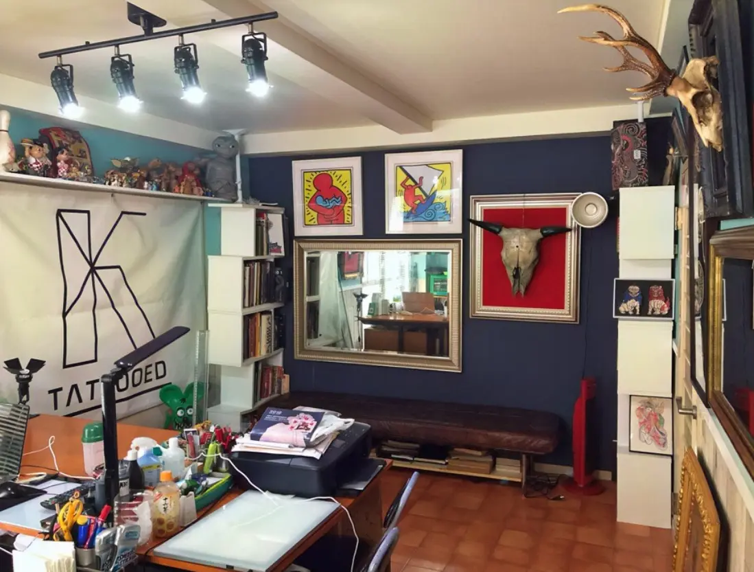 K-tattooed 店内 福岡タトゥースタジオ