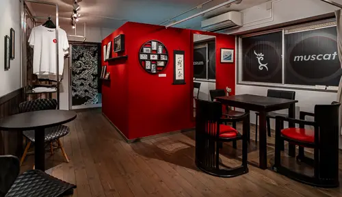 studio muscut 店内