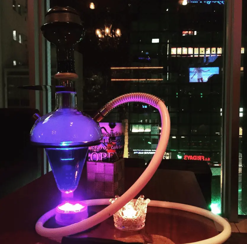 六本木シーシャバーNo.5 シーシャ 夜景