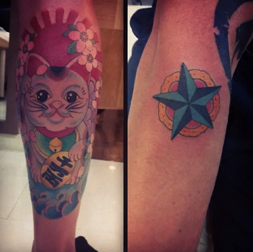 ONESHOT・TATTOO カラータトゥー