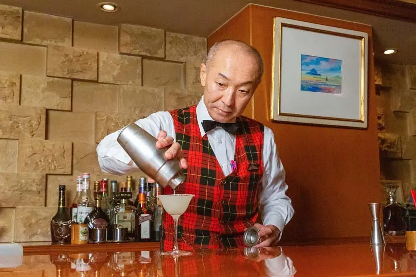 気さくなバーのマスター
