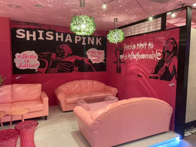 シーシャピンクの店内