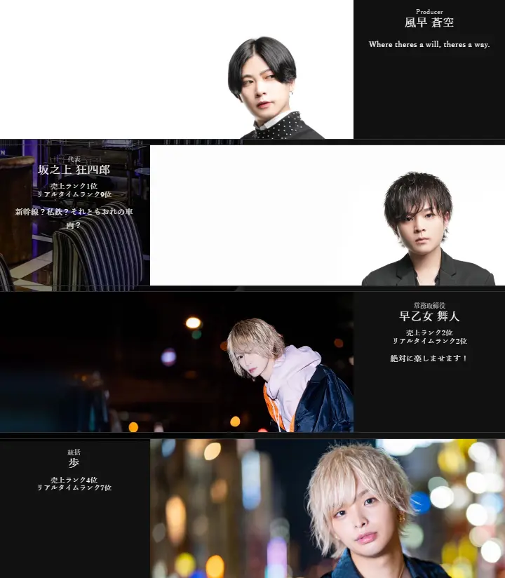 COLLECTION（コレクション）　在籍ホスト