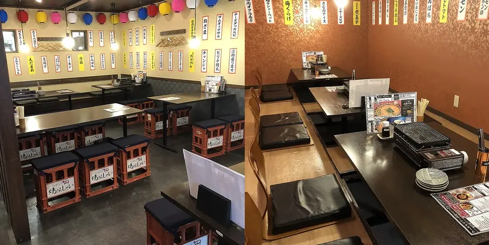 大衆ロマン酒場 焼きんしゃい 深江橋店 店内