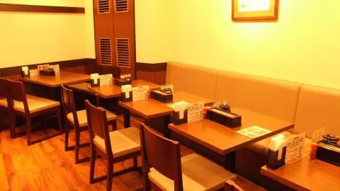 ゆったりできる店内