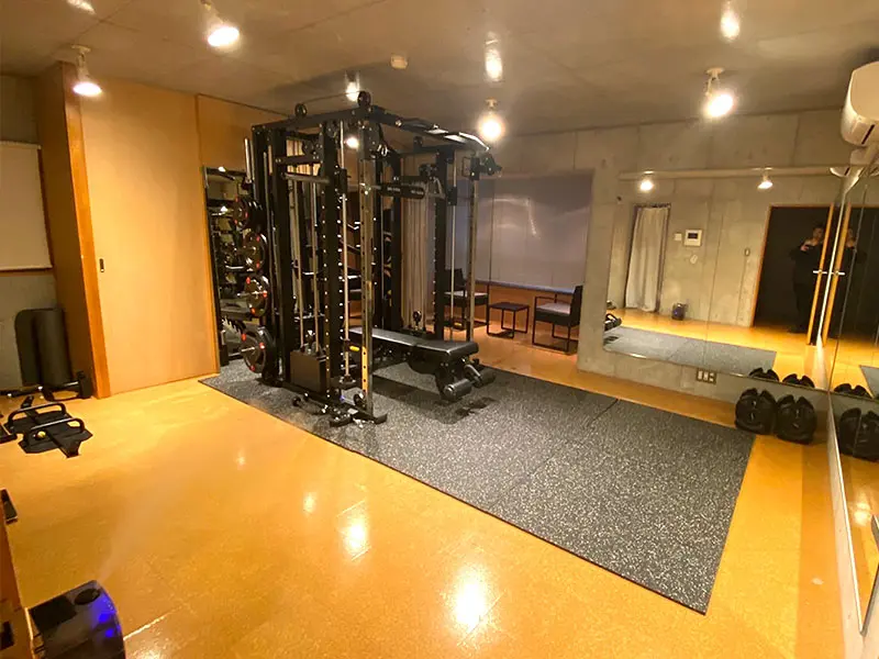 Bless privategym ジム内