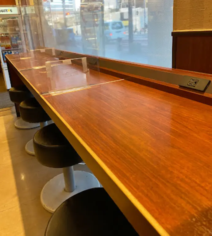 ドトールコーヒーショップ浜松町1丁目店 カウンター