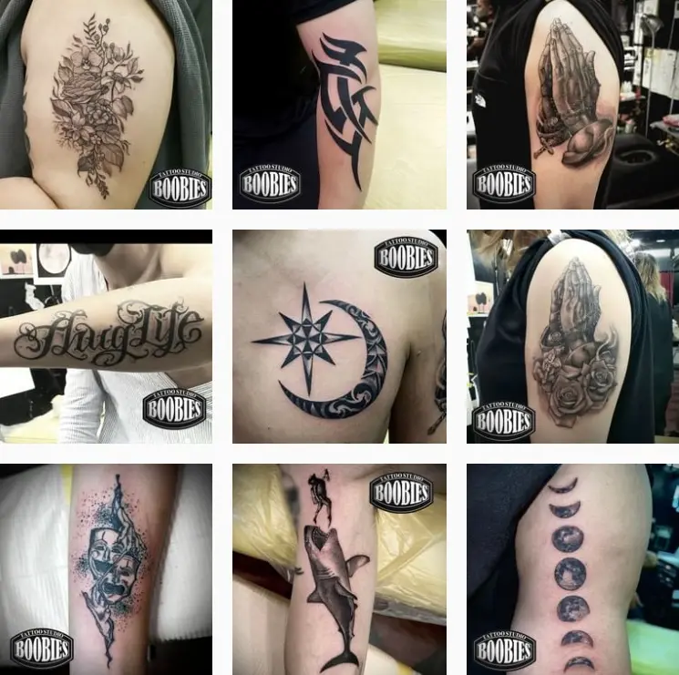 BOOBIES TATTOO STUDIO 名古屋本店 タトゥーデザイン