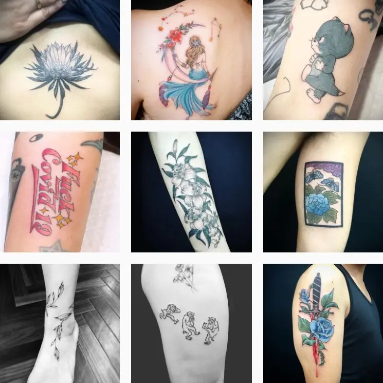 reiko tattoo studio keen名古屋 タトゥーデザイン1