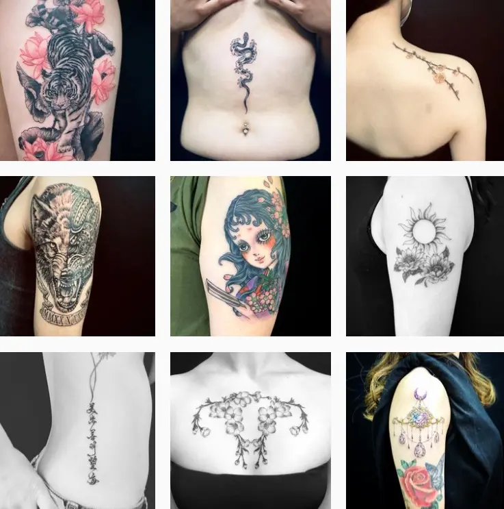 reiko tattoo studio keen名古屋 タトゥーデザイン2