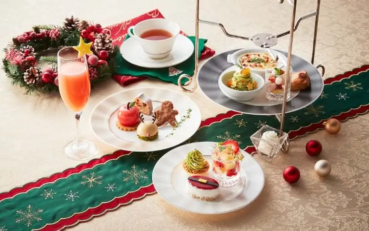 ホテル日航大阪 クリスマスアフタヌーンティーセット メニュー1
