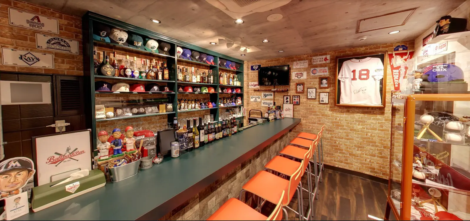 BallparkBar 店内 難波コンセプトバー