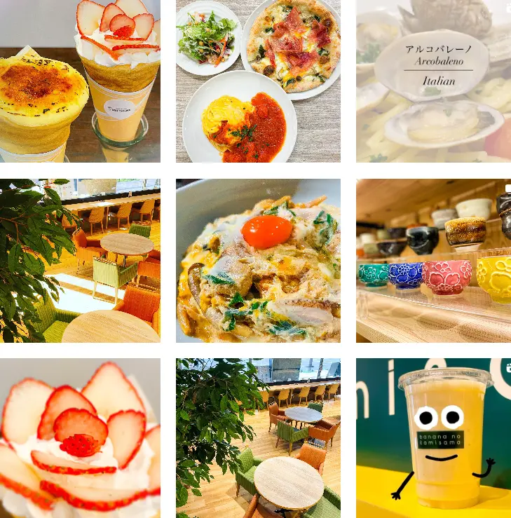 コミュニティフードホール大阪日本橋 店舗メニュー