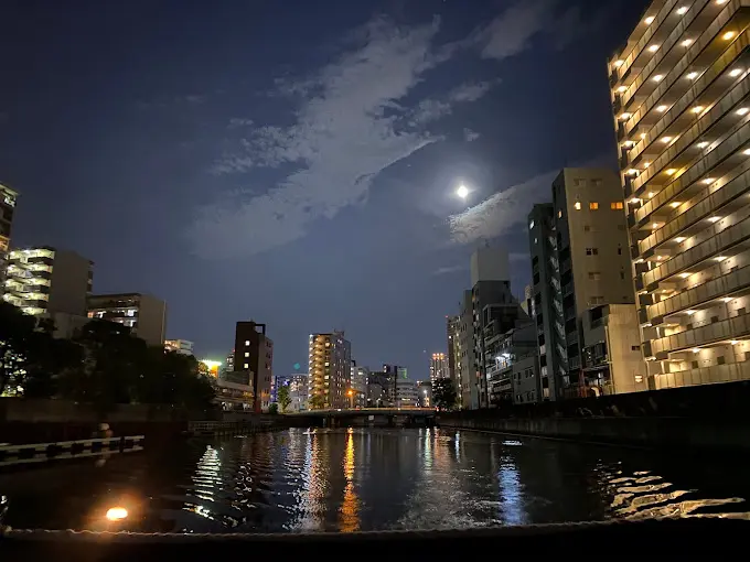 とんぼりリバークルーズ 夜景 デート